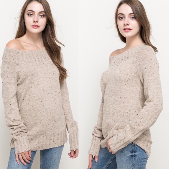 ALYSSA Speckled Knit Sweater - Picture 4 of 5